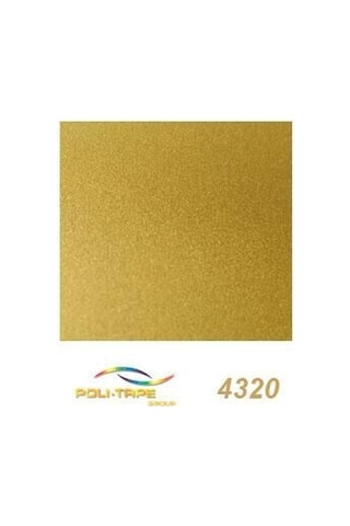 Poli Tape Metalik Altın Tekstil Transfer Folyosu - 51 Cm X 1 Metre Beyaz