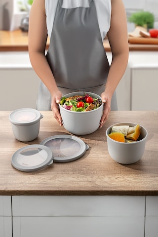 Emsan Lora 3'lü Saklama Kabı Gri Gri