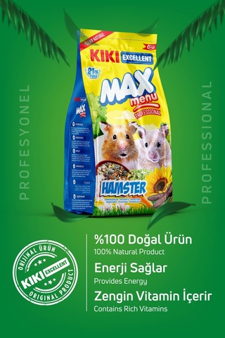 Kiki Excellent Kemirgen Max Menu Hamster Yemi 500 G