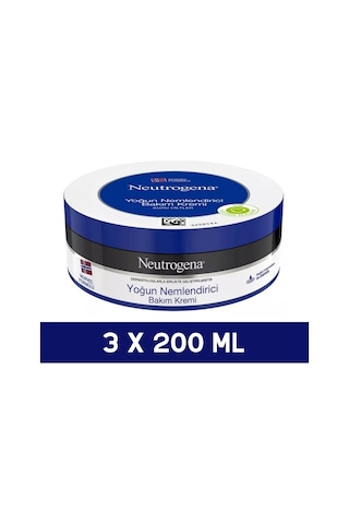 Neutrogena Norveç Formülü Yoğun Nemlendirici Bakım Kremi 3 x 200 ML