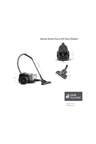 Karaca Vantuz Action Force X10 Elektrikli Süpürge
