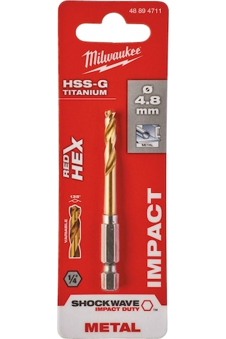 Milwaukee Metal Matkap Ucu Hex Girişli 4.8mm 48894711