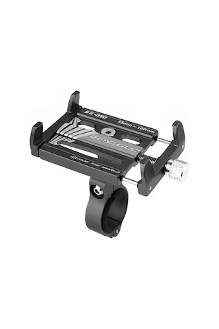 Valkyrie Agr01-s Alüminyum Alaşım Evrensel Telefon Tutucu - Bisiklet Motosiklet Scooter Uyumlu - Sıkı Kavrar Titreşim Yapmaz Siyah