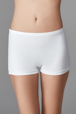 Essaiçgiyim 3'lü 6'lı 12'li Paket Gümüş 3016 Likralı Renkli Bayan Boxer - 457328971