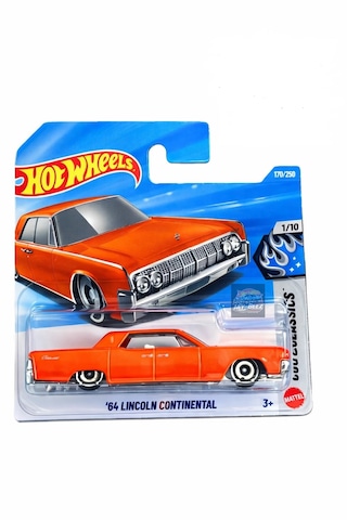 Hot Wheels 1/64 '64 Lincoln Continental Turuncu Hot Wheels 1/64 '64 Lincoln Continental Turuncu