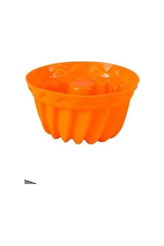 Bybirgül Turuncu Silikon Mini Kek Kalıbı,muffin Kalıbı 12 Adet