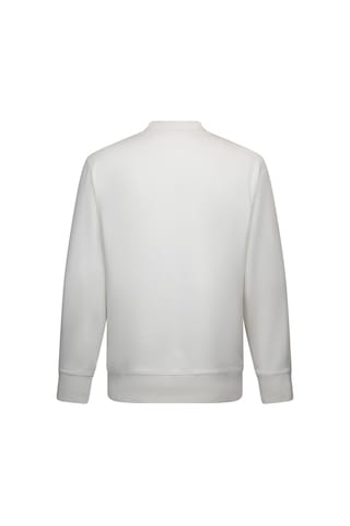 Hatemoğlu Beyaz Regular Fit Baskılı Pamuklu Bisiklet Yaka Sweatshirt 30221 Beyaz