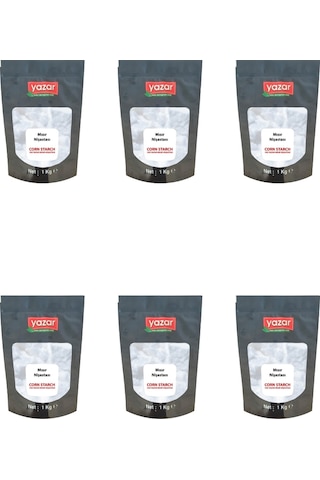 1 Kg X 6 Paket Yazar Mısır Nişastası