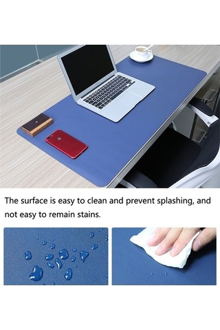 Fastbuy Çok İşlevli İş Pu Deri Mouse Pad Klavye Pedi Masa Mat Bilgisayar Mat, 90x45cm, Yeşil Yeşil