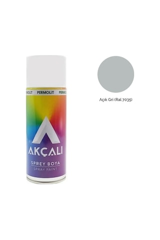 Akçalı Sprey Boya R7035 Açık Gri Ral 7035 400 Ml.