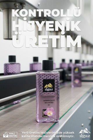 Ilgaz Safran Çiçeği Kolonyası 4'lü Set 80 Derece 400 Ml Elegance Series