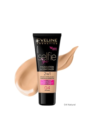 Selfie Time Vegan Fondöten & Concealer 30 Ml Natural