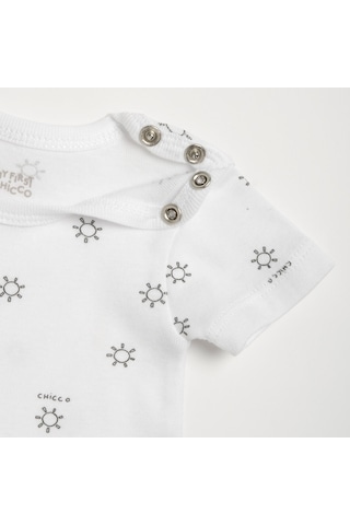 Chicco Bebek 3lü Kısa Kollu Body Set 09102207000000 000033 Beyaz