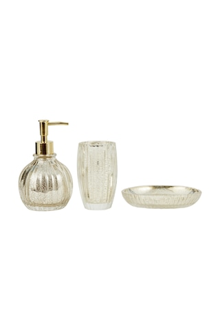 Karaca Home Shine Banyo Aksesuar Seti 3'lü 153.09.01.5541 Beyaz