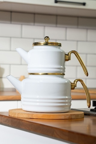 Miss Betty Linea Emaye Çaydanlık