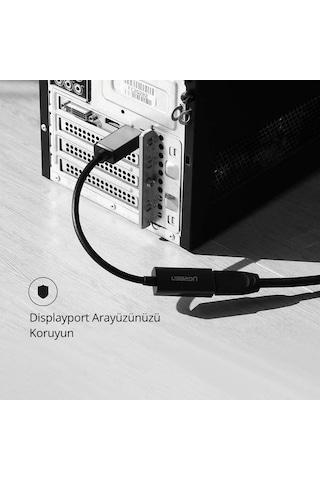 Ugreen 40362 Displayport To Hdmı 1080P Dönüştürücü Adaptör Siyah