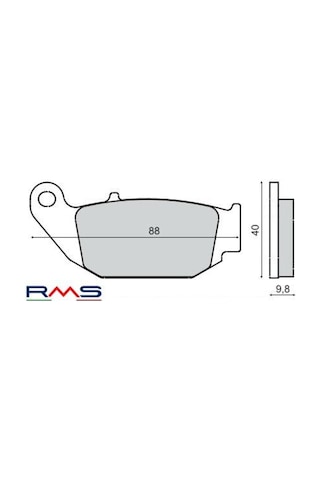 Honda Cb 250 R Arka Fren Balata Rms
