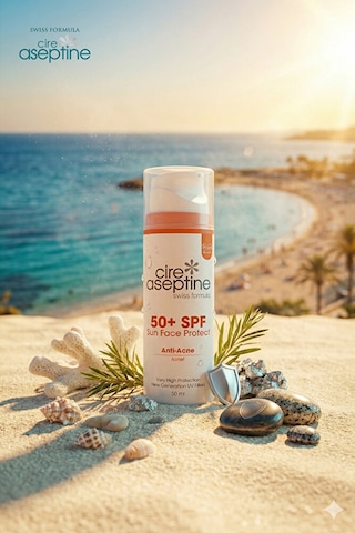 Günes Koruyucu Anti -acne Yüz Kremi Spf 50+ Sun Face Protect 50 Ml