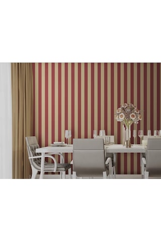 Adawall Alfa 3704-9 Çizgili Desenli Duvar Kağıdı