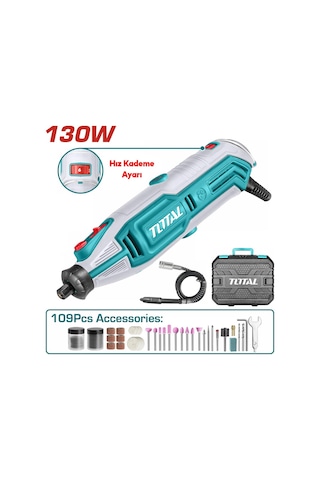 Total 130 W Gravür Makinası Tg513326e Mini Dremel Testere Kesme Makine Kömürlü