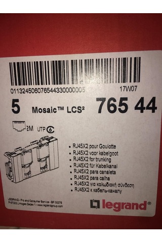 076544 Legrand 2 Li Utp Cat6 Rj45 Priz