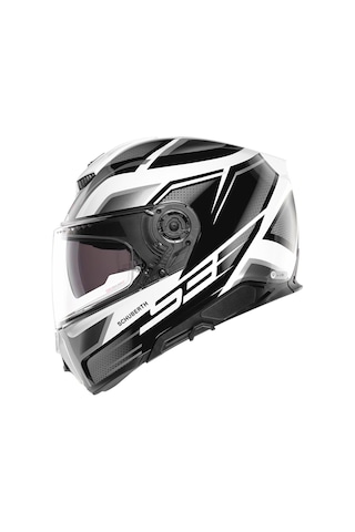 Schuberth S3 Storm Sılver Kapalı Motosiklet Kaskı Siyah