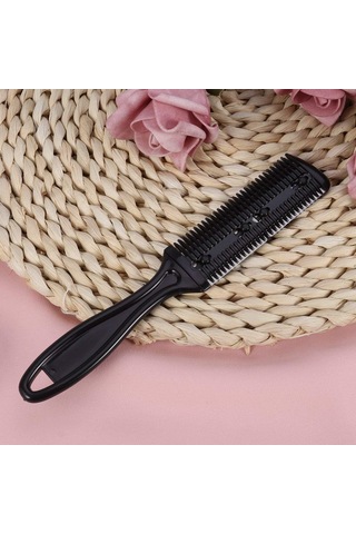 3'lü Paket Siyah Saç Kesme Tarağı, Çift Taraflı Saç Kesme Tarağ