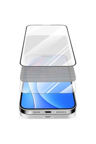 Apple iPhone 15 Uyumlu Plus Recci Rsp-a03sd 3d Hd Full Transparan Temperli Cam Ekran Koruyucu