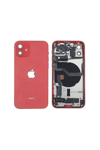 Buradabulabilirsin İphone 12 Uyumlu Full Dolu Kasa Kırmızı Bbz
