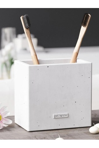 Getknow Home Banyo İçin Diş Fırçası Kabı 269935865 Beyaz