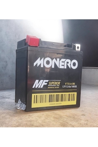 Monero 12v 12ah Amper Jel Akü Ytx14-bs 14 Amper Ebatlarında Motosiklet - Atv Akü Ebatlar: 151 87 145mm
