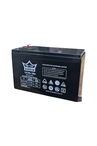 Alarm-yangın Ve Güvenlik Sistemi Aküsü Ortec 12v 7ah Siyah Akü