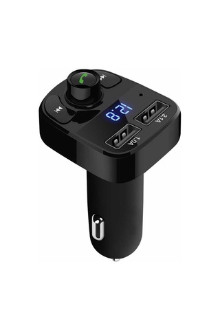 Heptekiletişim Zr-wp3c01 Bluetooth Transmitter Mp3 Araç Şarjı - Siyah Siyah