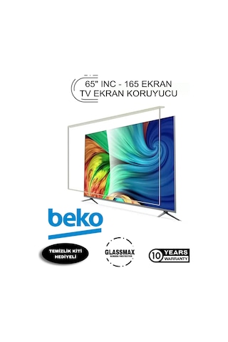 Beko 65u3200 Uyumlu 65" Inç 165 Ekran Tv Ekran Koruyucu