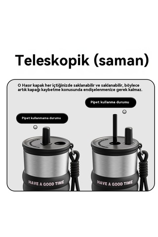 Araba Paslanmaz Çelik Büyük Kapasiteli Bardak-gizemli Hayalet