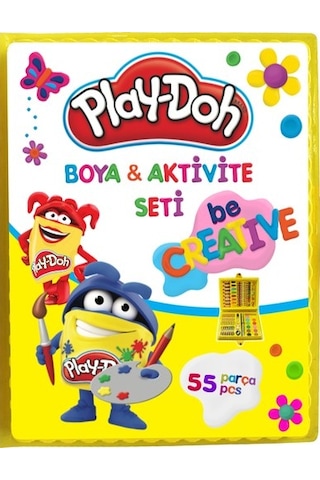 Play-Doh Kırtasiye Seti 55 Parça Play-St005