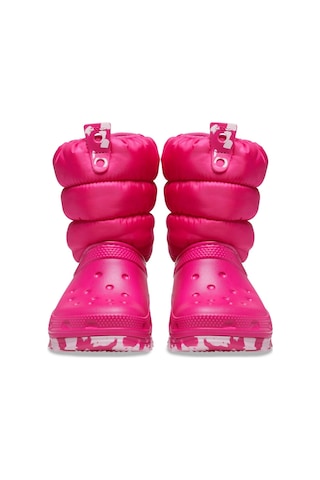 Crocs 207684 Classic Neo Puff Boot T Pembe Çocuk Bot Pembe