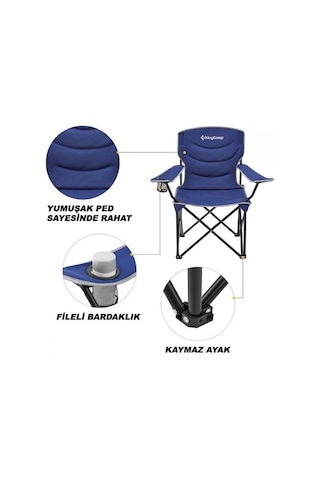 Kıngcamp Junıper Sandalye Mavı mk_16.0.KIN.00000KC2134.000 Mavi