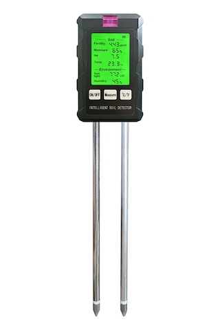 Dofolink St-03 Toprak Analiz Cihazı: Nem, Gübre, Asitlik, Sıcaklık, Isı, Işık Ölçer - Geri Aydınlatmalı Ekran - 90 Derece Dönebilen Prob Pil Hariç