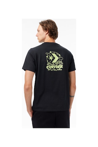 Converse Baskılı Erkek Siyah T-shirtcvm5t185