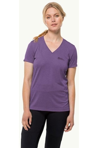 Jack Wolfskin Crosstrail T Women Kadın Tişört 1801693-2392 Mor