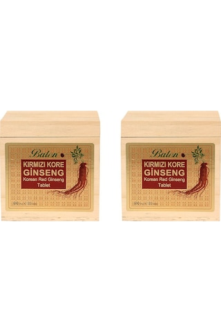 2 Adet Balen Kırmızı Kore Ginsengi Ekstraktı 600 MG x 120 Tablet 2 Adet Balen Kırmızı Kore Ginsengi Ekstraktı 600 MG x 120 Tablet