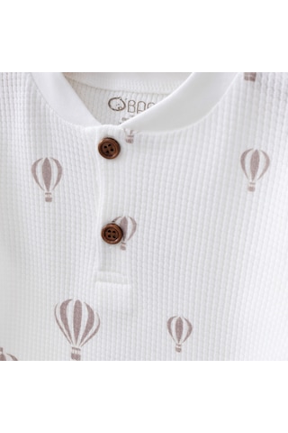 Balon Baskılı Takım Beyaz
