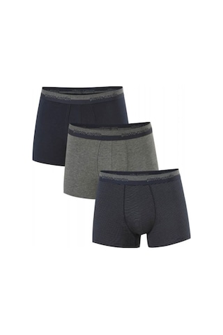 Pierre Cardin Erkek 3 Lü Boxer Seti Lacivert