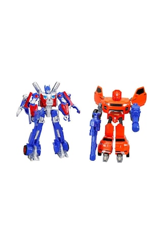 Işıklı 2'li Robot Transformer Dönüşen Araçlar