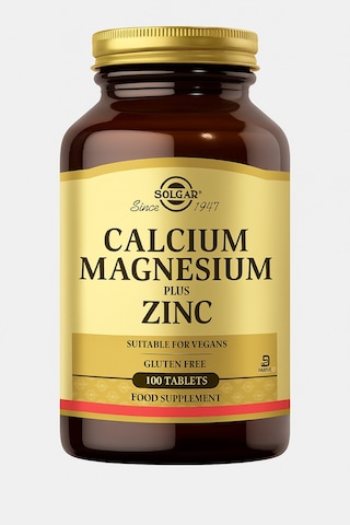 Solgar Calcium Magnesium Plus Zinc Kalsiyum Magnezyum Ve Çinko 100 Tablet