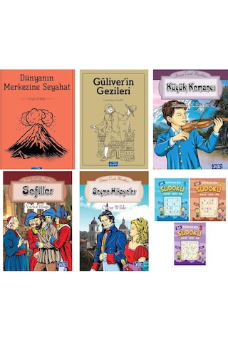 Parıltı Yayınları 5 Li Kitap Okuma Seti Ve Çoçuklar İçin Su Doku Seti