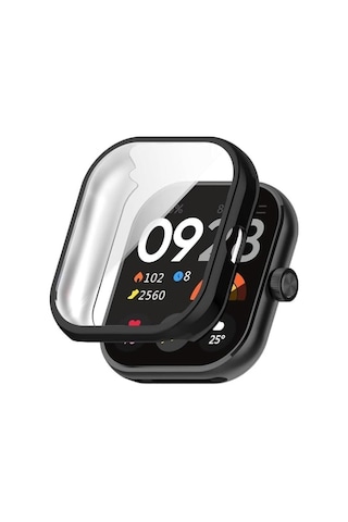 Xiaomi Redmi Watch 5 İle Uyumlu Kılıf Ekranı Tam Kapatan Silikon Yapılı Ekran Koruma Redmi Watch 5 İle Uyumlu Ekran Koruyucu Şeffaf