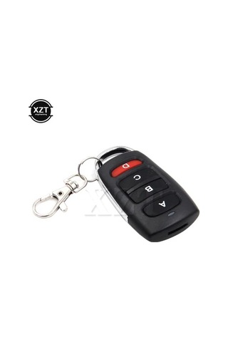 Rf 433 Mhz Üniversal Kopyalanabilir Kumanda 4 Kanal Siyah Büyük