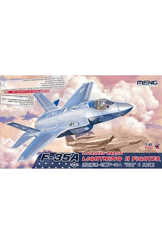 Meng Ls-007 1/48 Ölçek, Lockheed Martin F-35a Lightning Iı Savaş Uçağı, Plastik Model Kiti-49497